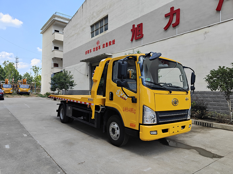國六藍(lán)牌解放虎VN全落地清障車（重載型）